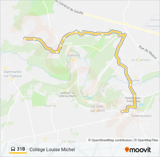 31B Bus Line Map