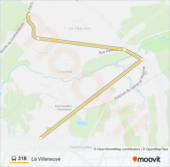 31B Bus Line Map