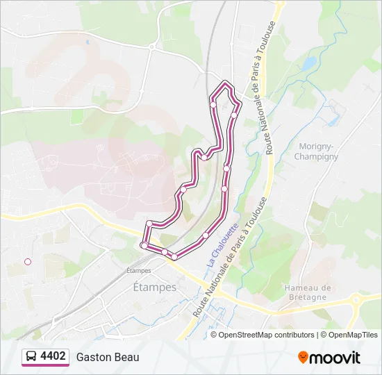 4402 Bus Line Map