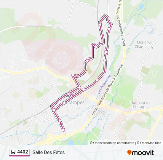 4402 Bus Line Map