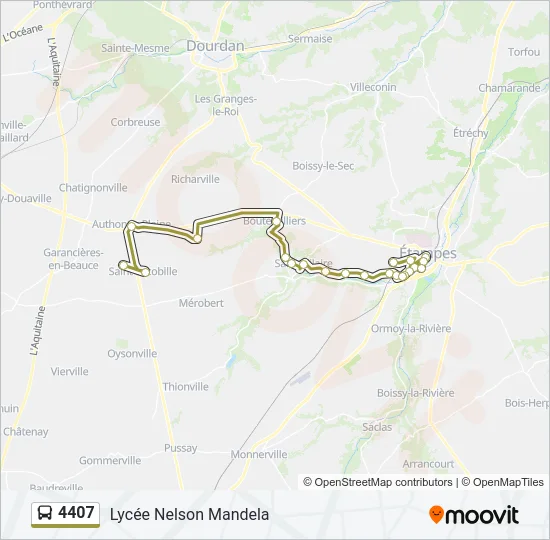 4407 Bus Line Map