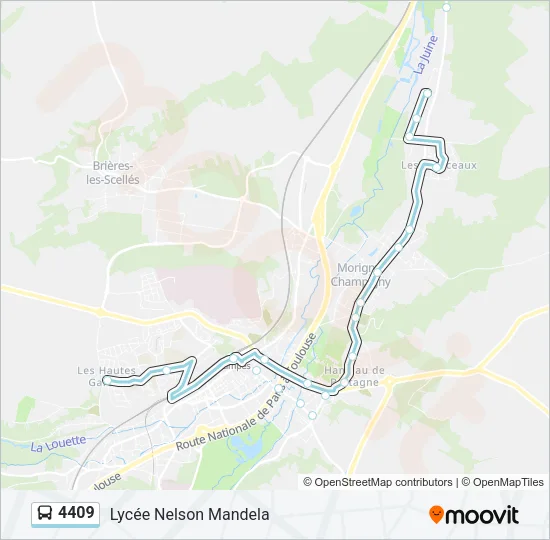 4409 Bus Line Map