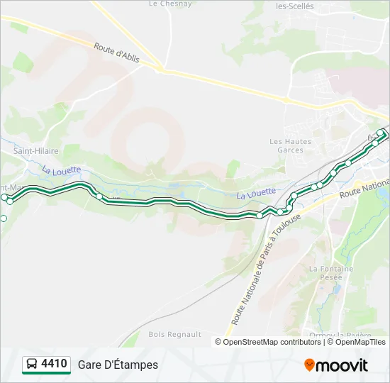 4410 Bus Line Map