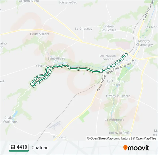 4410 Bus Line Map