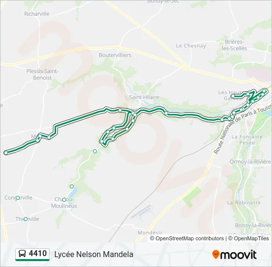 4410 Bus Line Map