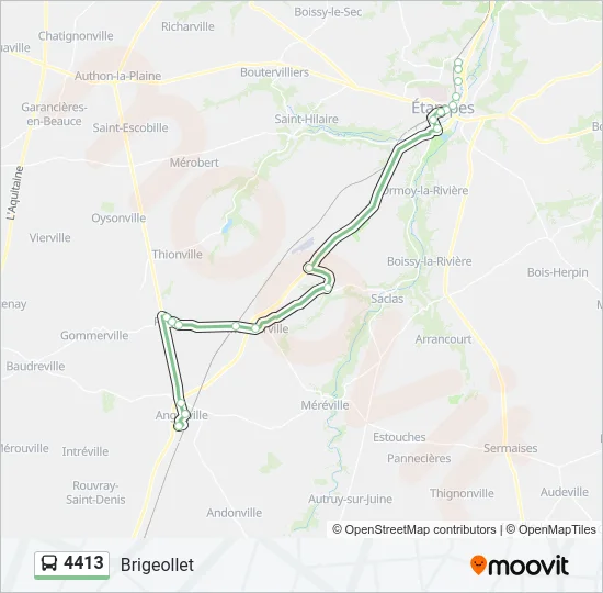 4413 Bus Line Map