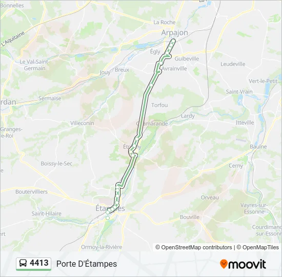 4413 Bus Line Map