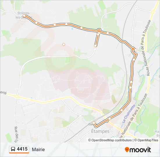 4415 Bus Line Map