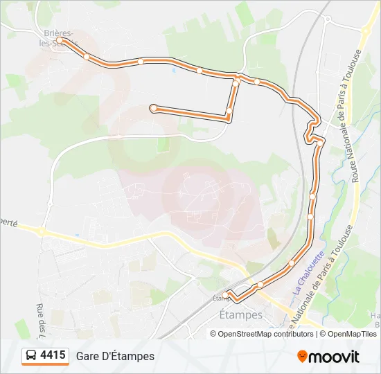 4415 Bus Line Map