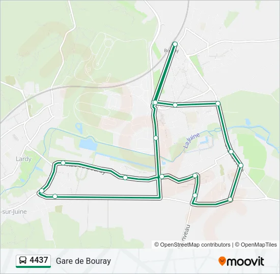 4437 Bus Line Map