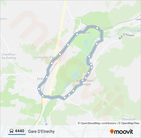 4440 Bus Line Map