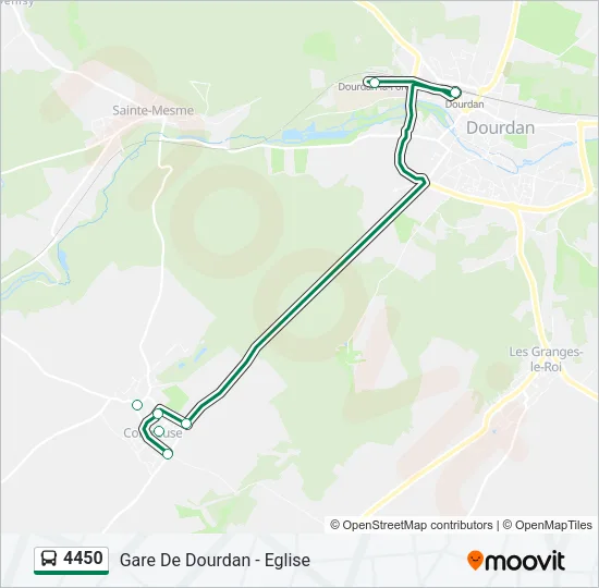 4450 Bus Line Map