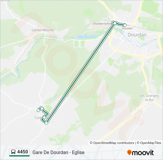4450 Bus Line Map