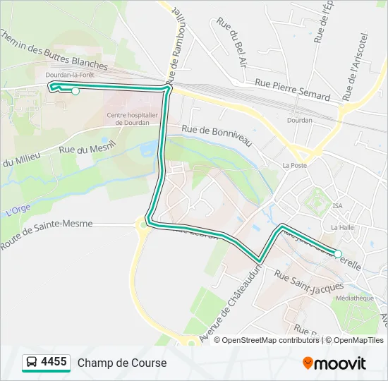 4455 Bus Line Map