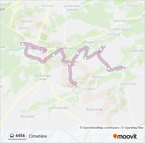 4456 Bus Line Map