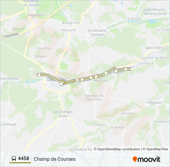 4458 Bus Line Map