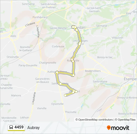 4459 Bus Line Map