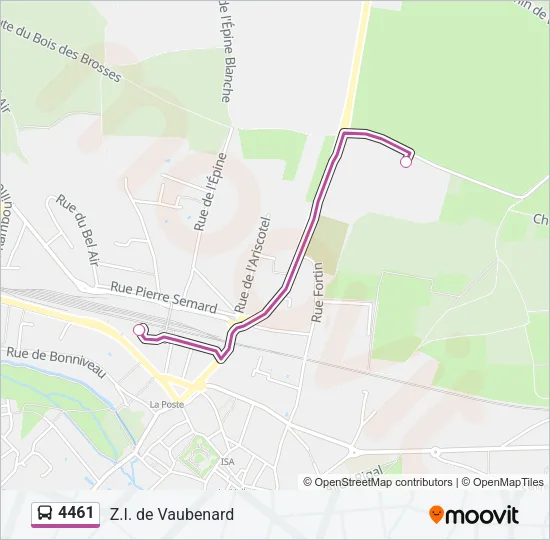 4461 Bus Line Map
