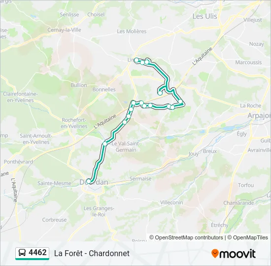 4462 Bus Line Map