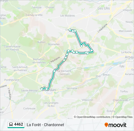 4462 Bus Line Map