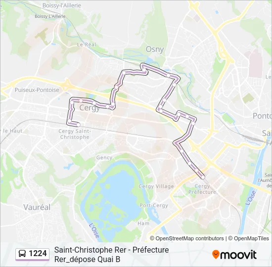 1224 Bus Line Map