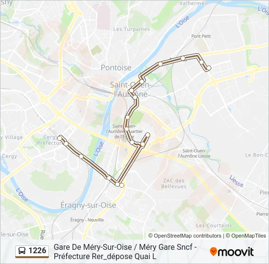 1226 Bus Line Map