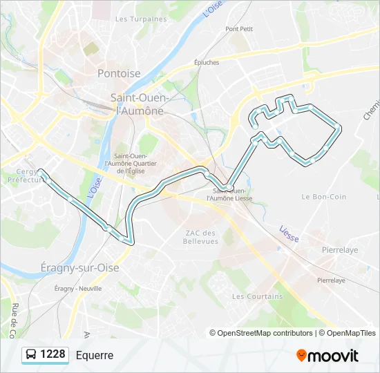 1228 Bus Line Map