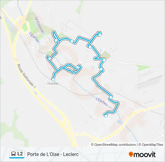 L2 Bus Line Map