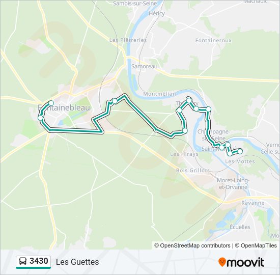 3430 Route Schedules, Stops & Maps Les Guettes (Updated)