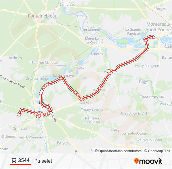 3544 Route Schedules, Stops & Maps Puiselet (Updated)