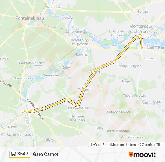 3547 Route Schedules, Stops & Maps Gare Carnot (Updated)