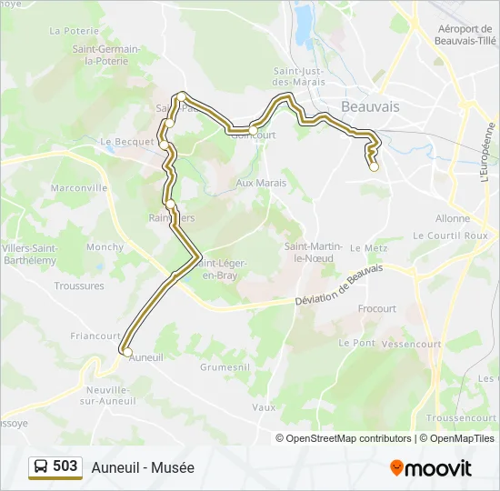 503  Line Map