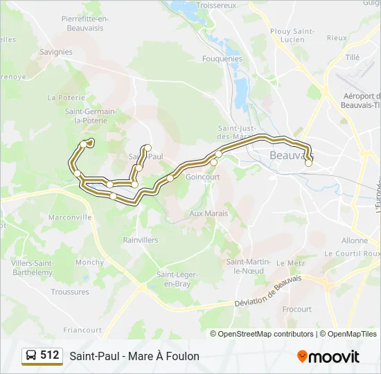 512  Line Map