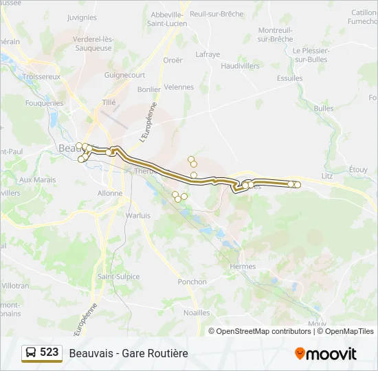 523  Line Map