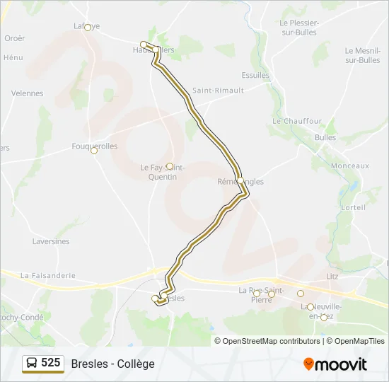 525  Line Map