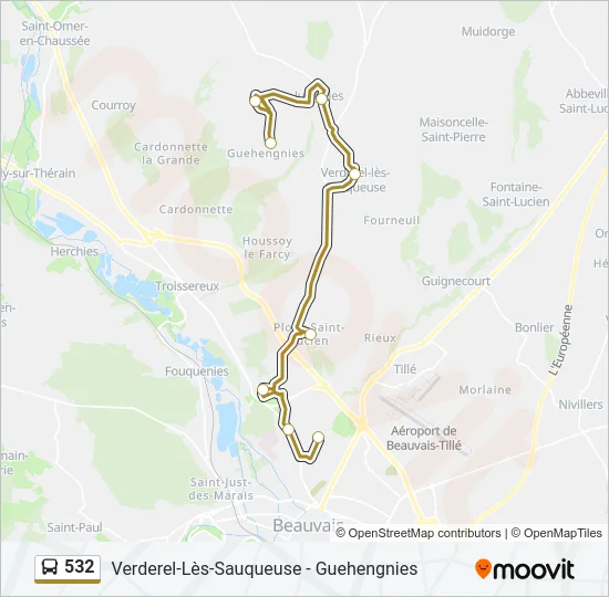 532  Line Map