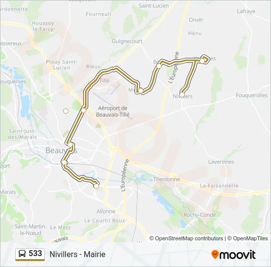 533  Line Map