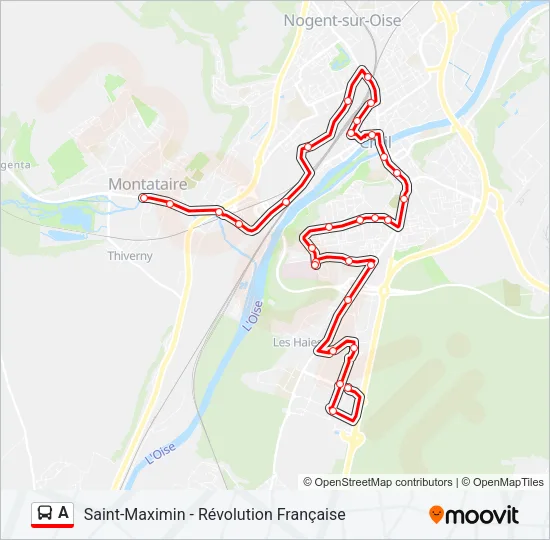 A Bus Line Map