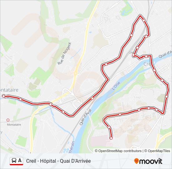 A Bus Line Map