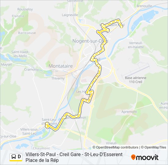 D Bus Line Map