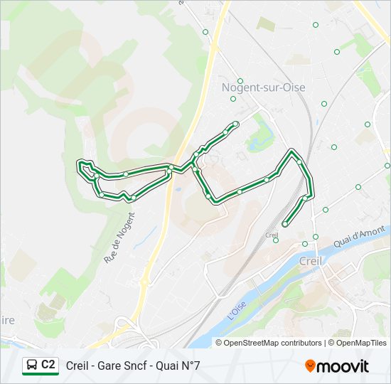 C2 Bus Line Map