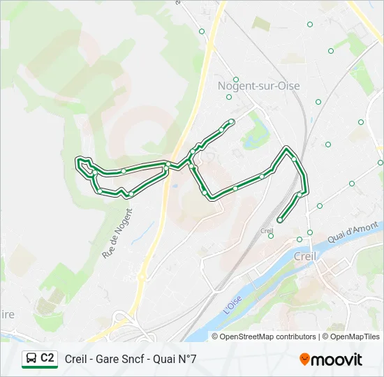 C2 Bus Line Map