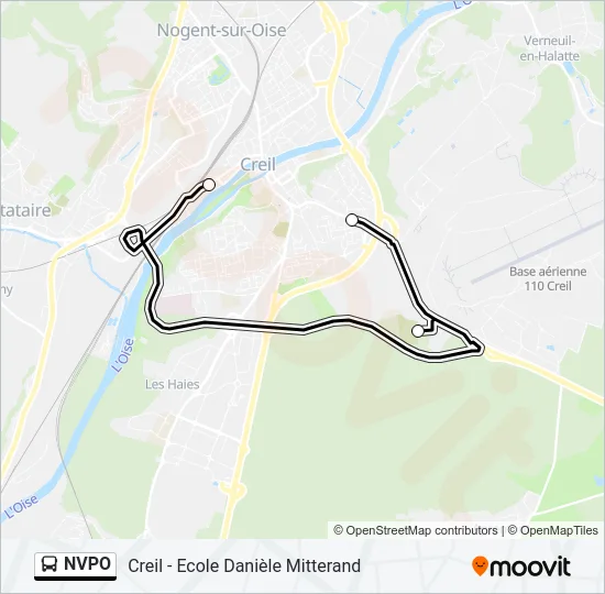 NVPO Bus Line Map