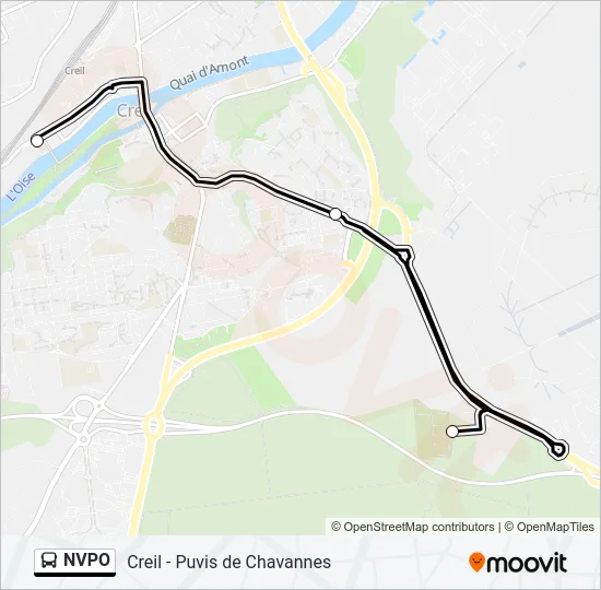 NVPO Bus Line Map