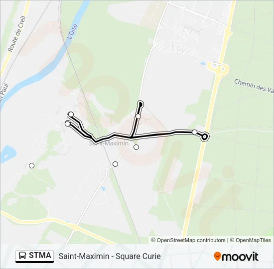 STMA Bus Line Map