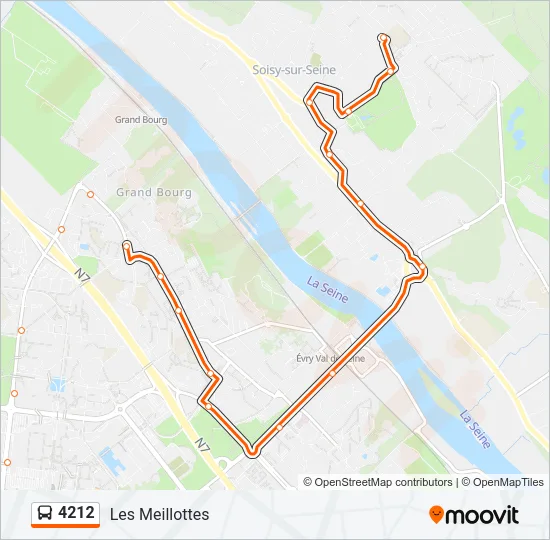 4212 Bus Line Map