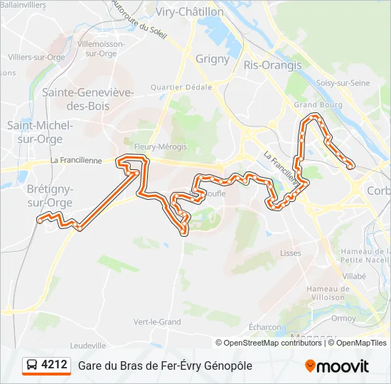 4212 Bus Line Map