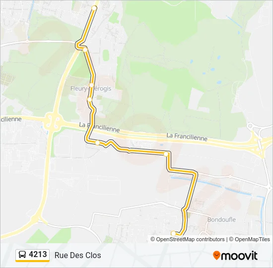 4213 Bus Line Map