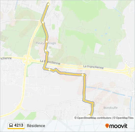 4213 Bus Line Map