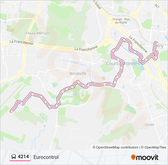 4214 Bus Line Map